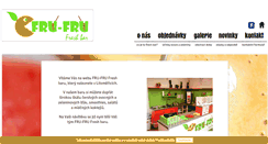 Desktop Screenshot of fru-fru.cz